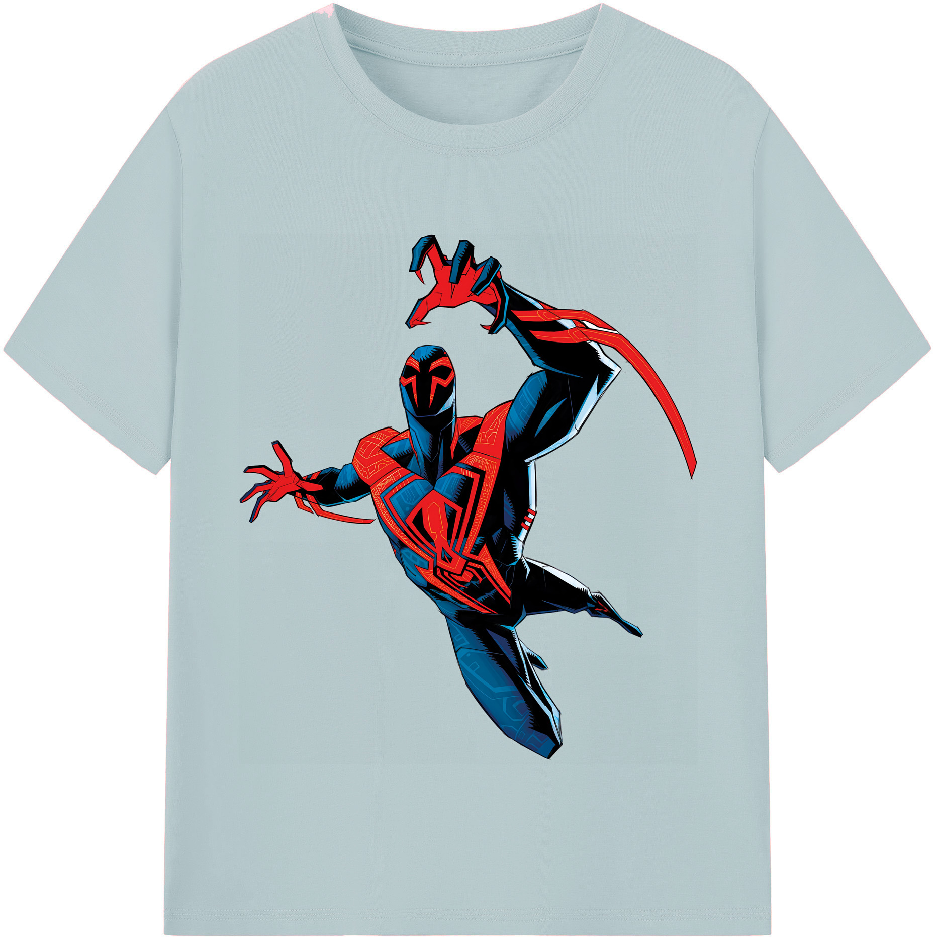 （画像用） Spider Man スパイダーマン 綿100％半袖Tシャツ（フロントプリント）